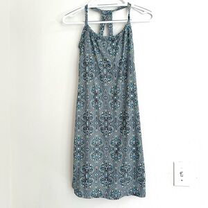PrAna Quinn dress in Cyan Tile colorway size XS
